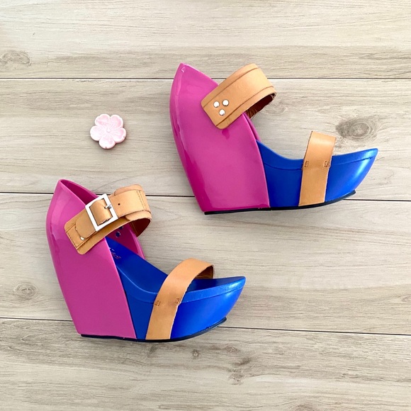 United Nude Shoes - UNITED NUDE HYBRID Platform Wedge Sandal 37